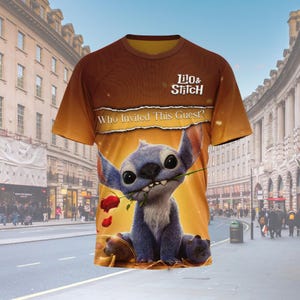 Lilo en Stitch Trendy Shirt, Magic Kingdom Sweatshirt Dames Trendy, Stitch Lovers Shirt Heren, Disney Karakter Hoodie Heren, Dames Shirts