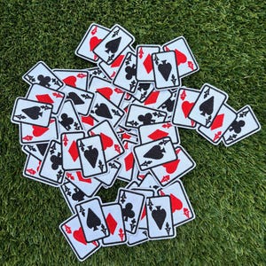 Trendy Playing Cards Aces Aufnäher