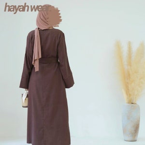 Abaya Turkish style, Abaya, Abaya For Women, Abaya Set, Abayas, Eid Dress, Eid Gifts, Modest Dress, Muslim Prayer Dress afbeelding 2