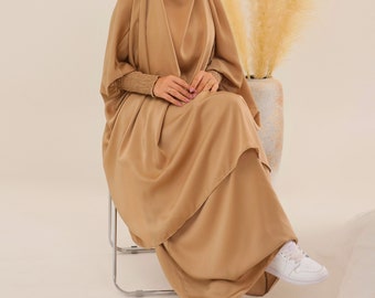 Jilbab Set With Khimaar, Abaya, Abaya For Women, Abaya Set, Abayas, Eid Dress, Did Gifts, Modest Dress, Muslim Prayer Dress