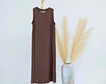 Sleeveless Inner Dress, For Under Abaya Or Jilbab