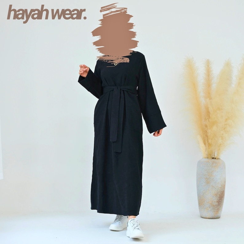 Abaya Turkish style, Abaya, Abaya For Women, Abaya Set, Abayas, Eid Dress, Eid Gifts, Modest Dress, Muslim Prayer Dress afbeelding 7