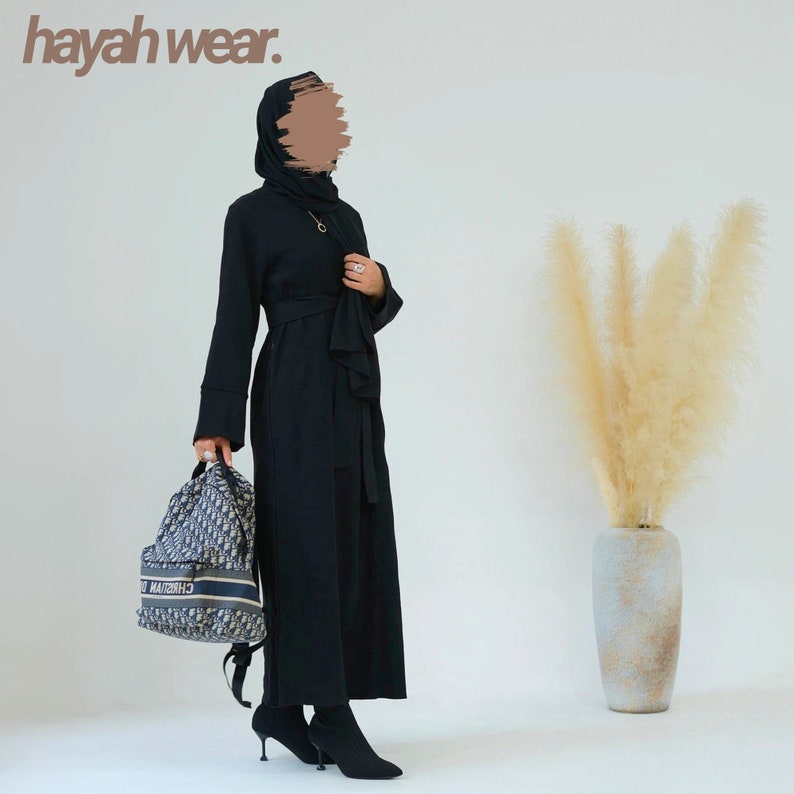 Abaya Turkish style, Abaya, Abaya For Women, Abaya Set, Abayas, Eid Dress, Eid Gifts, Modest Dress, Muslim Prayer Dress afbeelding 9