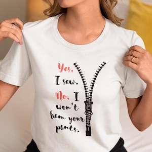 Sewing Fun T-shirt for Sewers, Crafting Tee, Quilting Gift, Sewing Enthusiast Shirt, Seamstress Present, Stitching Apparel, Sewer Humor