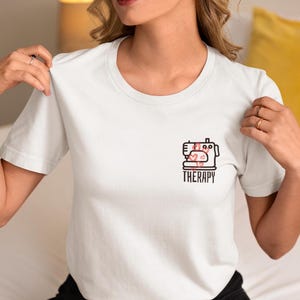 Sewing Fun T-shirt for Sewers, Crafting Tee, Quilting Gift, Sewing Enthusiast Shirt, Seamstress Present, Stitching Apparel, Sewing Therapy