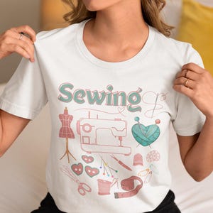 Sewing Fun T-shirt for Sewers, Crafting Tee, Quilting Gift, Sewing Enthusiast Shirt, Seamstress Present, Stitching Apparel, Sewing Material