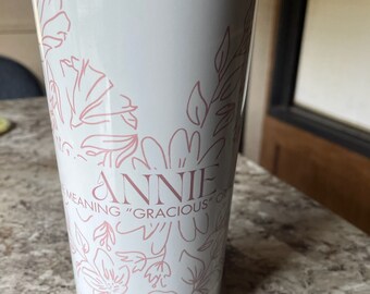 Personalized Gift Name Definition Tumbler | Teacher Gifts | Gifts for Her | Mom Gift | Girlfriend Appreciation | Personalized Birthday Gift