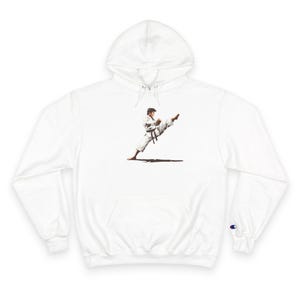 Karate Hoodie - Martial Arts Gift, Black Belt, Fighting Sports Clothing, Karate Uniform, Kickboxing Sweatshirt