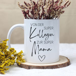 Geschenk zum Mutterschutz, Geschenkidee für Kollegin zum Abschied in den Mutterschutz, Tasse für den Mutterschutz, Mutterschutz Geschenk