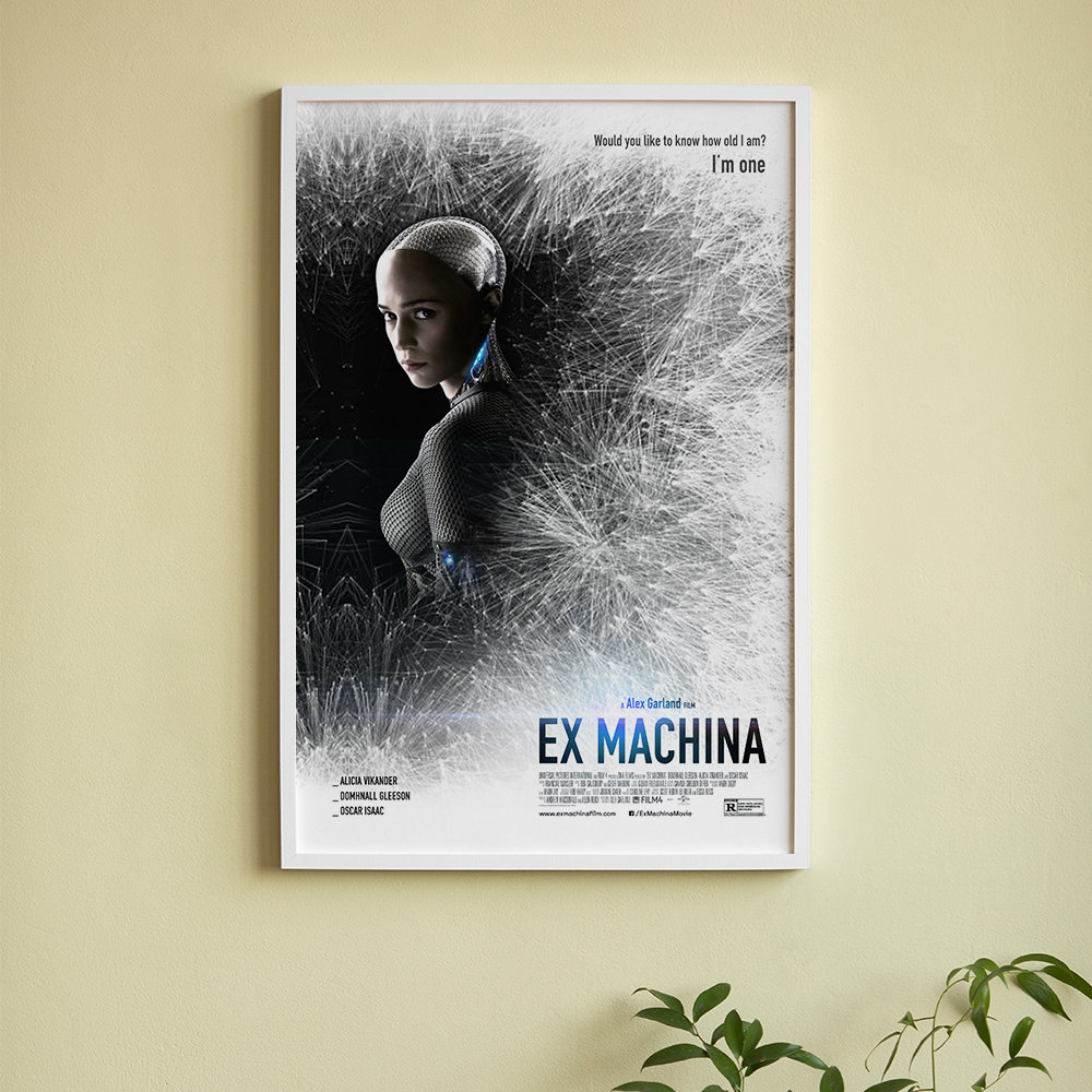 Ex Machina Movie Poster, Classic Vintage Film Poster, Room Decor, Art