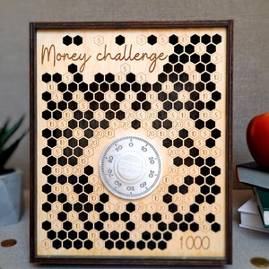 1000 money saving challenge, reusable piggy bank, locked saving box, kakeibo money challenge