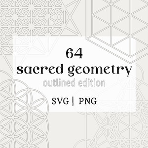 Sacred Geometry SVG Bundle: Mandala & Alchemy Symbols (Commercial Use)