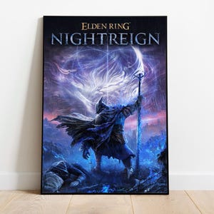 Elden Ring Nightreign DLC Poster, Elden Ring Poster Print, Gaming Poster, Elden Ring Wall Art, Fantasy Rpg Game Art Poster, Video Game Decor