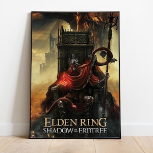 Elden Ring Shadow of Erdtree Poster, Elden Ring Art Print, Gaming Poster, Elden Ring Wandkunst, Fantasy Rpg Game Art Poster, Videospiel Decor