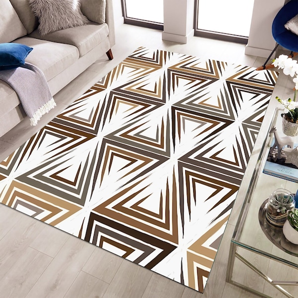 Modern Geometric Rug, Innovative Design, Modern Decoration, Trendy Rug, Room Decoration, Living Room Rug, Area Rug, Bedroom Rug, Salon Rug