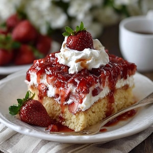 The Best Strawberry Poke Cake Recipe – Instant Download