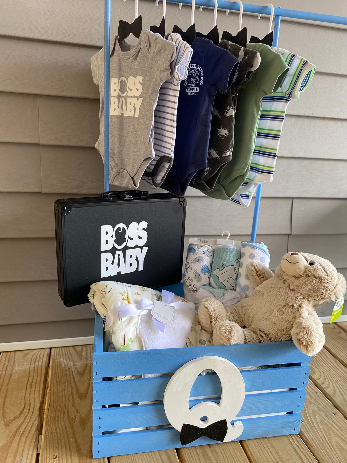 Baby Rack Crate Baby Shower Closet Crate Assembled and Loaded ! - Etsy