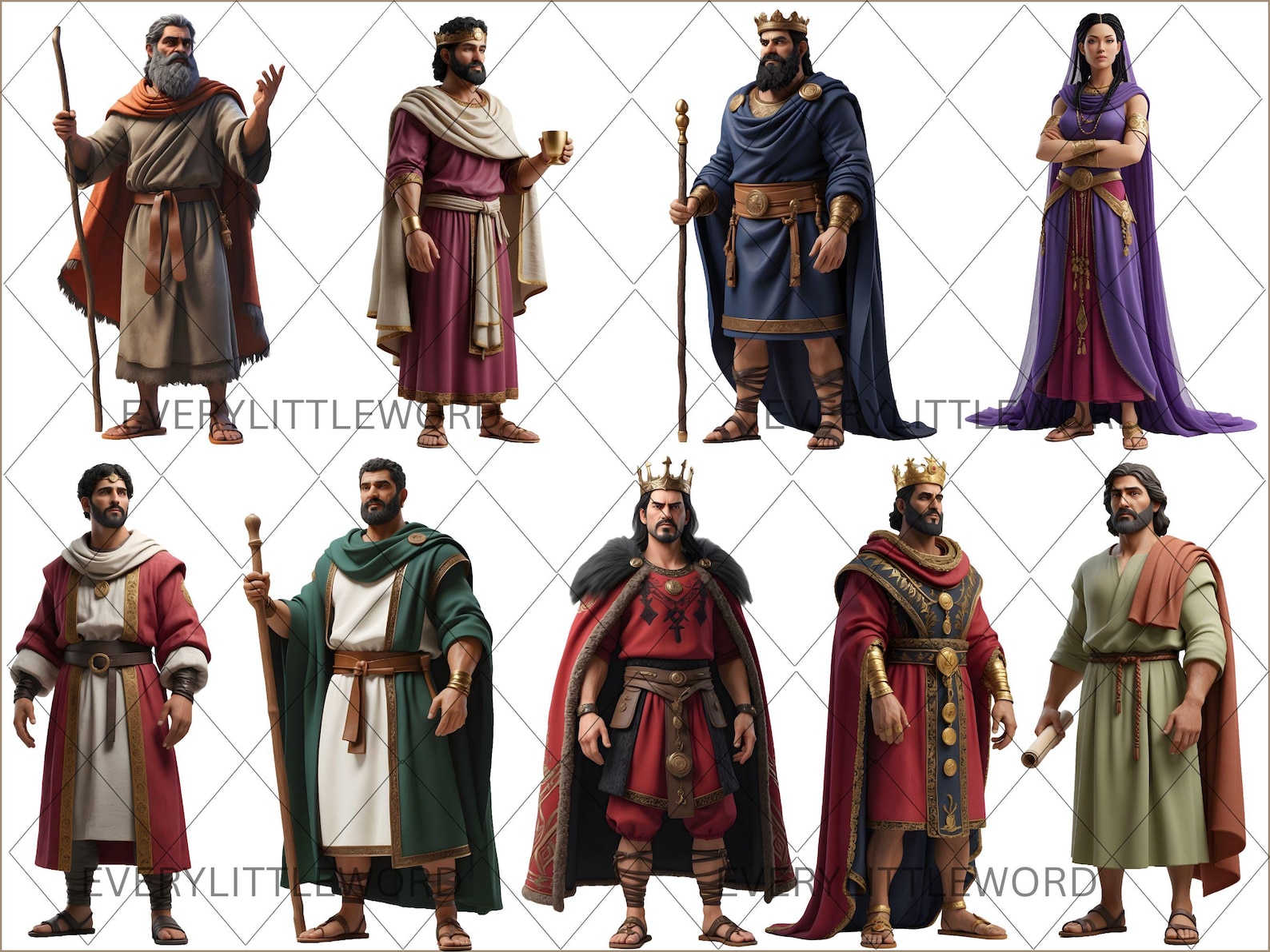 Israeli Characters The Divided Kingdom of Israel and Judah: Old Testament Bible Characters ...