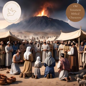 Bundle de cliparts personnages bibliques, histoires de la Bible, clipart personnages bibliques, clipart religieux, cliparts Ancien Testament, histoires bibliques