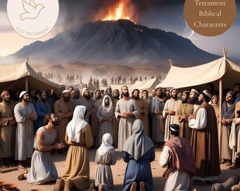Biblical Characters Clipart Bundle, Bible Stories, Biblical People Clipart, Religious Clipart, Old Testament Clipart, Biblical Stories