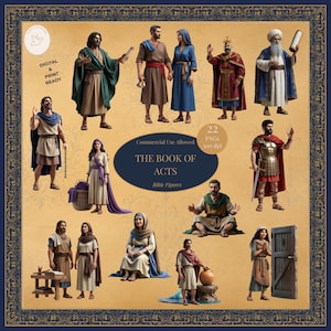 Book of Acts Printable | Bible Study Guide & Learning Resource | New Testament Clipart | Christian Study Guide| Christian Digital Gift