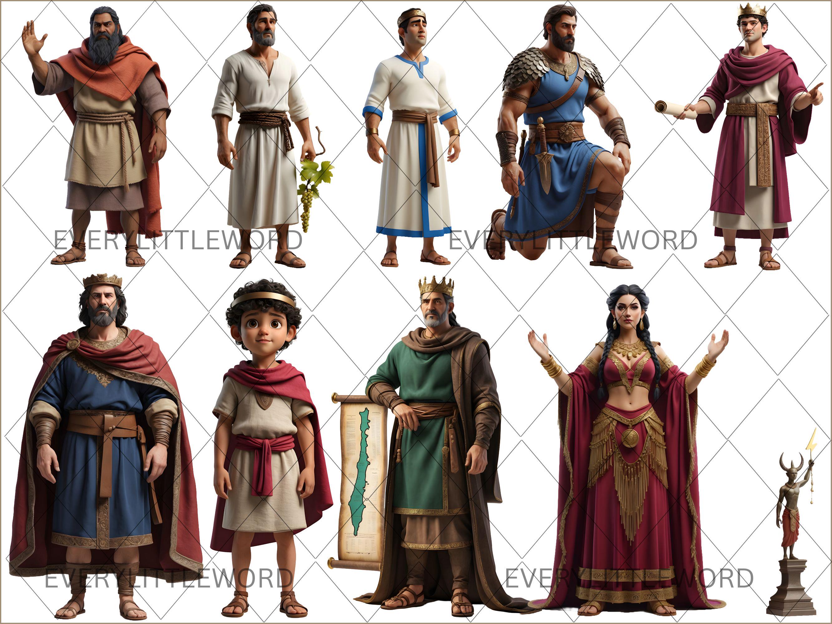 Israeli Characters The Divided Kingdom of Israel and Judah: Old Testament Bible Characters ...