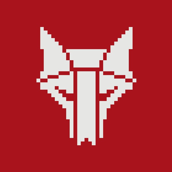 Crochet Red Rising Howler Logo Graph Pattern