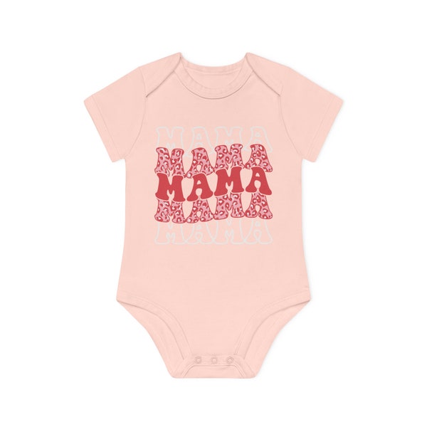 Mama Mama Mama Baby Bio-Body mit kurzen Ärmeln