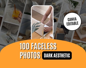 Gesichtslose Stock Fotos, Social Media Inhalt Rolle | Dunkle Ästhetik | Digitales Marketing mit Video | MMR | Social-Media-Content-Reels-Packs |