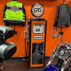 Personalised Petrol Pump. Perfect for Man Cave decor / Automobilia