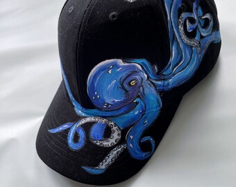 Custom Hand-painted Baseball Cap, Personalized Cotton Hat  display picture 1