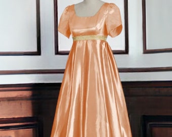 Von Bridgeton inspiriertes Regency-Ballkleid, Kate's Bridgerton Staffel 2 Kleid, Regency-Ära Abschlussballkleid-Ballkleid, Elegantes Empire-Taille Regency-Kleid