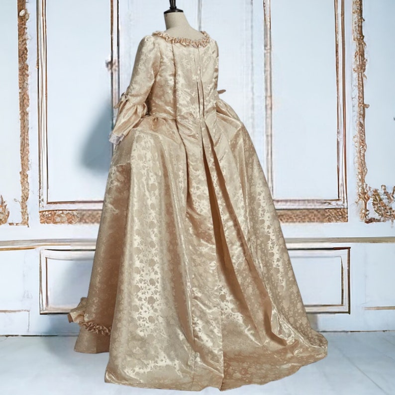 18.Jahrhundert Renaissance Viktorianisches Kleid, Marie Antoinette Ballkleid, Vintage Prinzessinnen Kleid, Rokoko Kleid, Fantasy Kleid, Historisches Kleid Bild 4