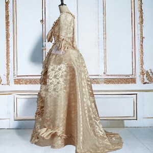 18.Jahrhundert Renaissance Viktorianisches Kleid, Marie Antoinette Ballkleid, Vintage Prinzessinnen Kleid, Rokoko Kleid, Fantasy Kleid, Historisches Kleid Bild 3