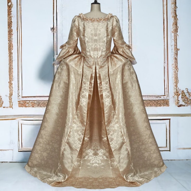 18.Jahrhundert Renaissance Viktorianisches Kleid, Marie Antoinette Ballkleid, Vintage Prinzessinnen Kleid, Rokoko Kleid, Fantasy Kleid, Historisches Kleid Bild 5
