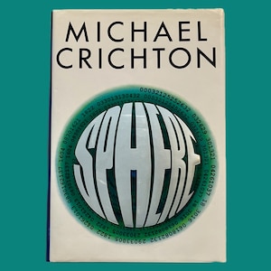 Sphere, Michael Crichton - First Edition, 1987 - Excellent Condition
