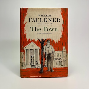 The Town, William Faulkner - First Edition, 1st Printing - 2nd State Jacket