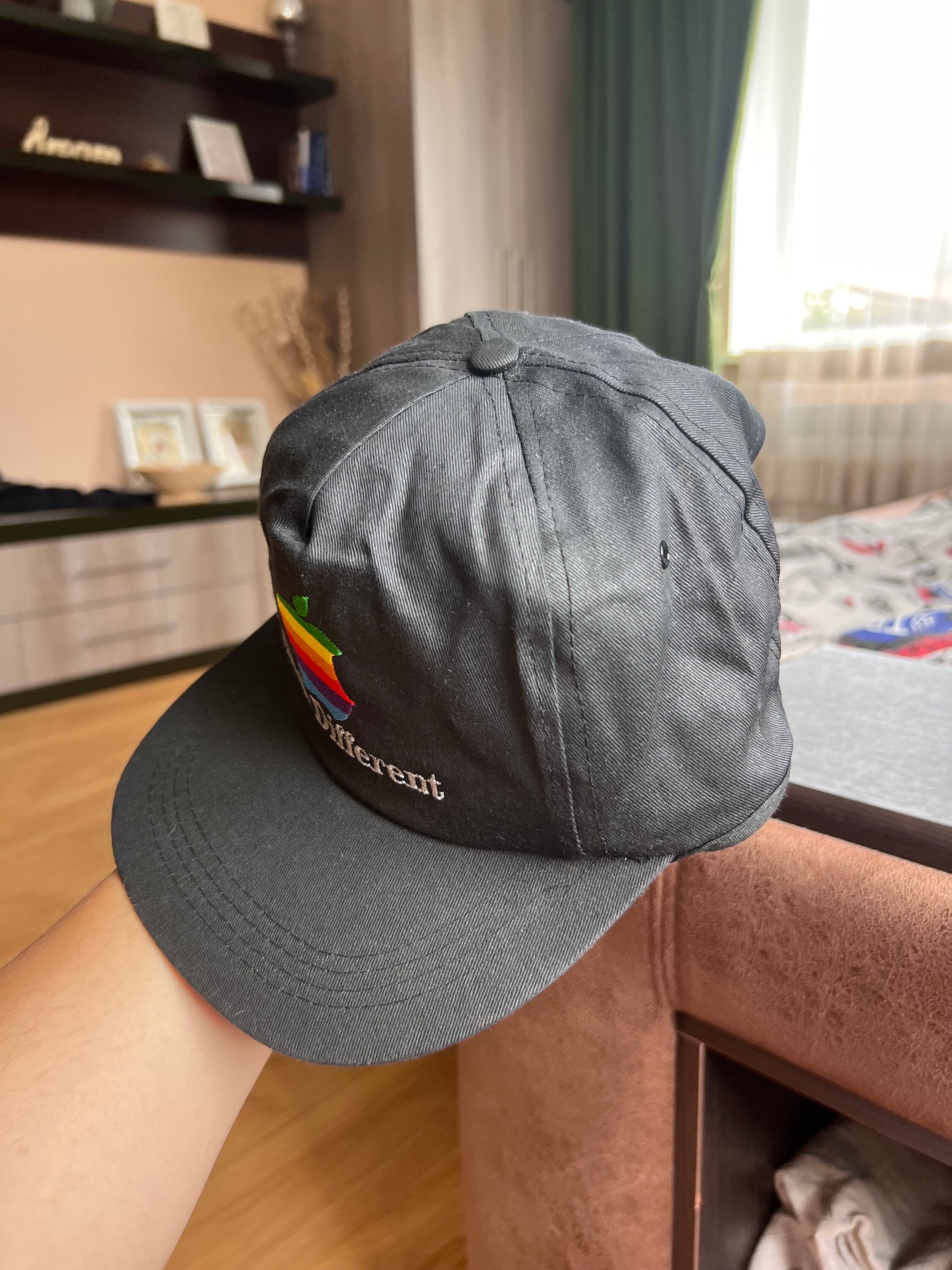 Vintage Apple Computer Company Cap Hat Apple Think Different Vintage Apple Computer Company Cap Hat Apple Think Different