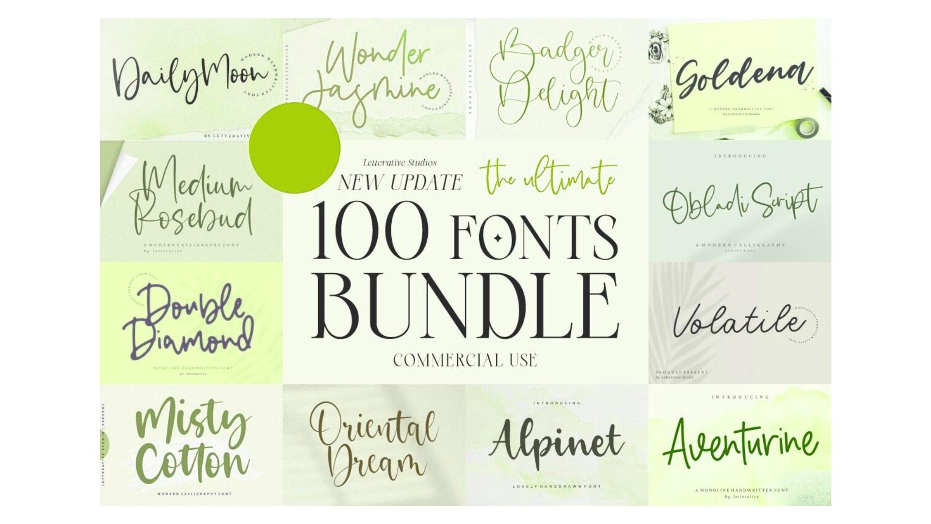 The Ultimate Font Bundle, Font, Cricut, Canva Font, Script Font, Fonts ...