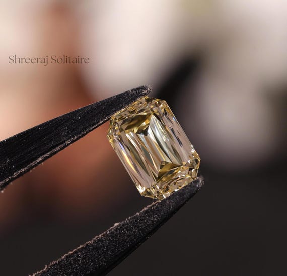 2.00 CT Ashoka Cut Fancy Yellow Lab Grown Diamond | VS1, IGI Certified