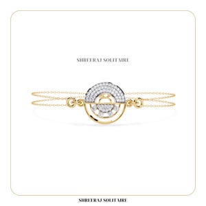 0,48 kt diamanten armband voor dames | Lab diamanten armband | Damespolsbandjes | Unieke armband | Diamanten sieraden | Verlovingscadeau voor haar