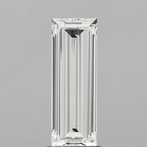 1,00 Ct Langer Baguette Labor Diamant | E / F Farbe VS Klarheit | IGI-zertifiziert | Hervorragender Schnitt | Schmuckherstellung | Seltenes Fundstück | Hohe Qualität