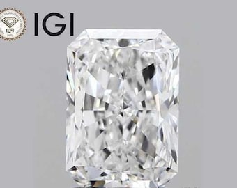 1.00 Carat Radiant Cut Lab Grown Diamond | E Color, VS1, IGI Certified
