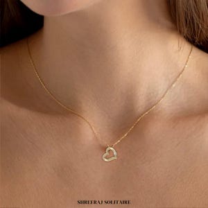 Eternal Love Lab-Grown Diamond Heart Pendant | Heart Love Pendant For Women | Rose Gold Pendant | Anniversary Gift | Wedding Gift For Her |