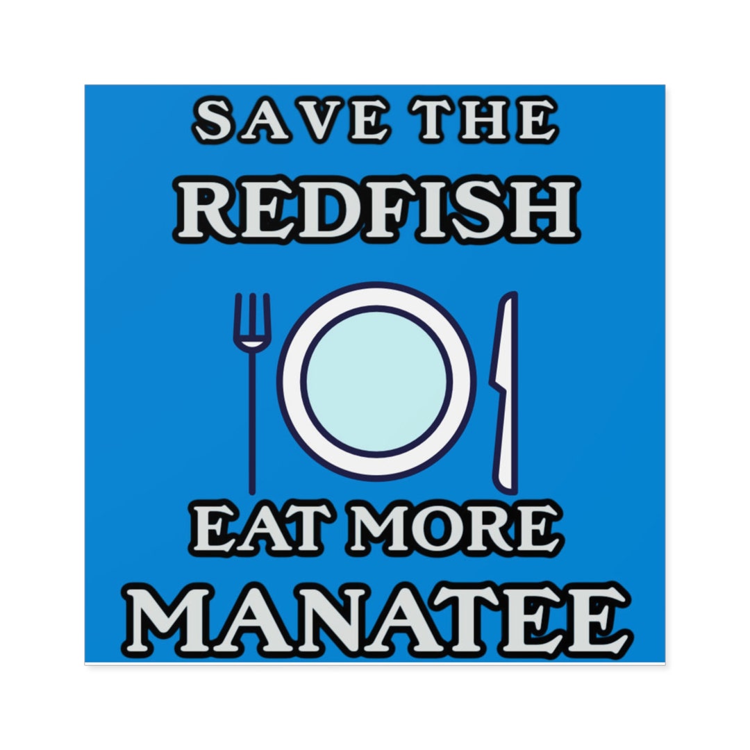 Save Red Fish Save the REDFISH Decal - Etsy