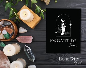 MyGratitude Journal / DIGITAL JOURNAL / Habit Tracker / Witchy Journal
