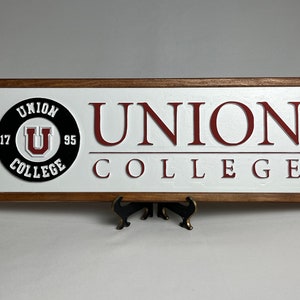 College Sign - Personalized University Home Decor