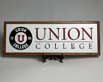 College Sign - Personalized University Home Decor