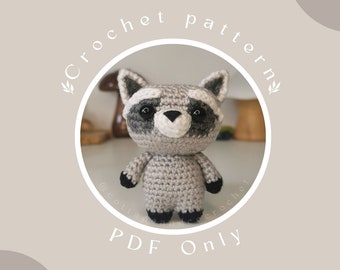 Raccoon Cottage Critter Crochet Pattern [PDF ONLY]