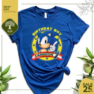 Birthday Shirt | Family Birthday Shirt | Sonic Birthday Shirt| Sonic Birthday Party| Sonic Family Shirt | Sonic Birthday Shirt | Sonic Shirt